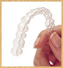 photo of an Invisalign aligner